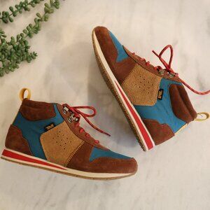 TEVA Highside 84 Mid Sneaker Light Boot - Womens 7.5 RETRO Tortoise Shell Green